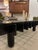 Mid-Century Black Wood and Glass Coffee Table in the style of Gianfranco Frattini, Italy, 1970s For Sale - Image 4 of 6
