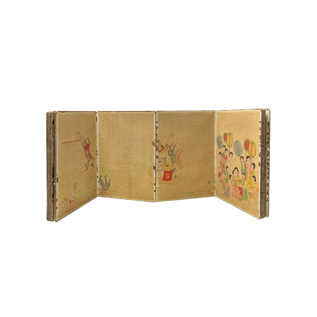 Chinese Vintage Chinese Ancient Story Graphic Album Book Display Art For Sale - Image 3 of 7