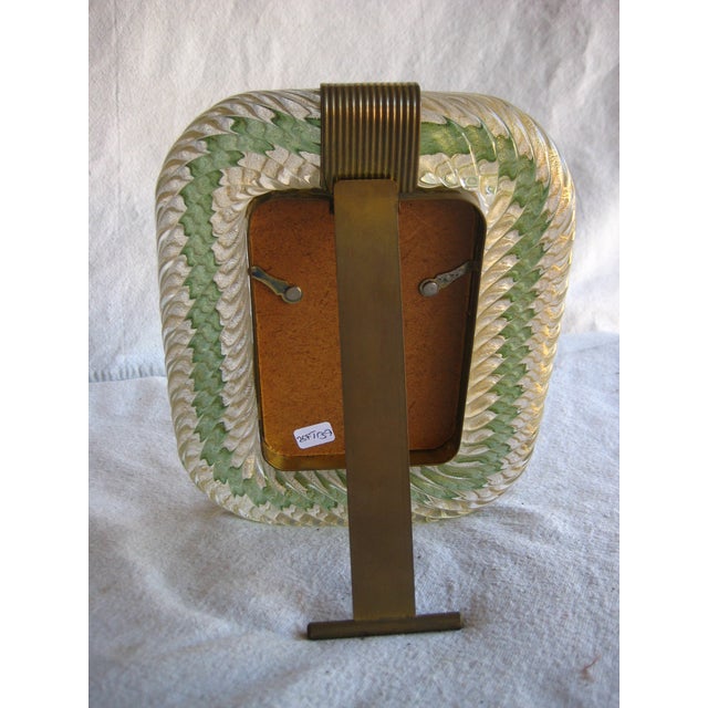 Mid-Century Modern 1960s Murano Barovier & Toso Picture Frame For Sale - Image 3 of 7