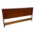 Mid-Century Modern Teak King-Size Headboard Mid Century Scandinavian For Sale