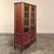 Wood Antique French Louis XVI Style Mahogany Vitrine ~ Bookcase With Carrara Marble For Sale - Image 7 of 18