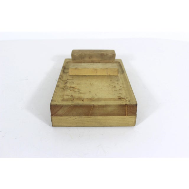 Late 20th Century Vintage Birds Eye Maple Oyster Chucking Board Wood For Sale - Image 5 of 10
