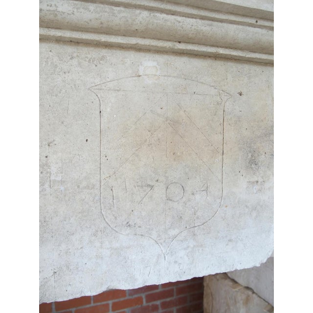 Large Louis XIII Chateau Fireplace Mantel From La Meuse, France, 17th Century For Sale In Dallas - Image 6 of 18
