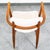 Brown Mid Century Modern Armchairs Dining Chairs Walnut Wood 2 Two White American Pair For Sale - Image 8 of 12
