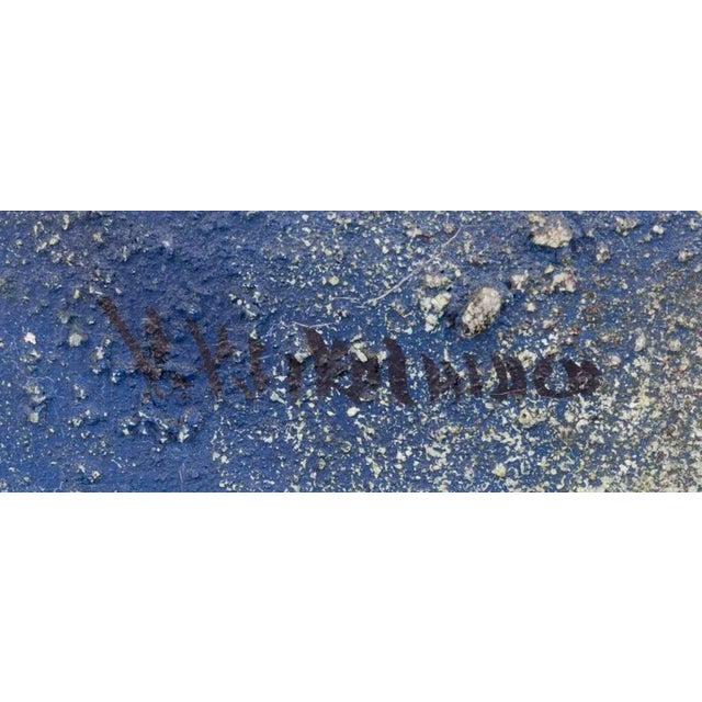 Finnish Artist, Motif of a Tree in Cubist Style, 1960s, Oil on Canvas For Sale - Image 7 of 9