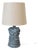 Light Blue Ceramic Kasaï Gorgone Lamp from Barracuda Interiors For Sale