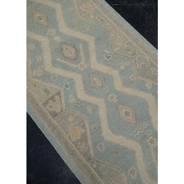 Turkish Oushak Rug 2'9" x 9'8" For Sale - Image 9 of 10