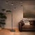 2020s Nova of California Mushroom 5 Light Arc Floor Lamp - Black Nickel, Dimmer Switch, Marble Base For Sale - Image 5 of 12
