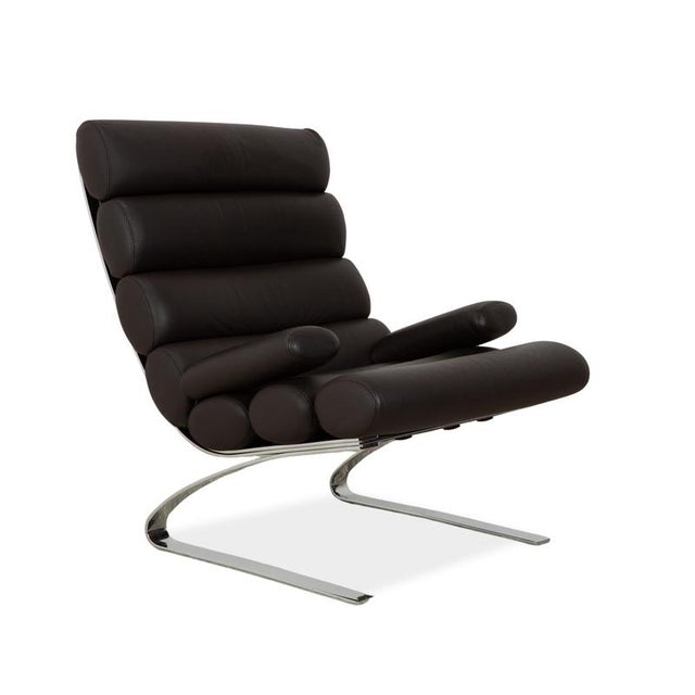 Set of Sinus Leather Chair with Ottoman from Cor For Sale - Image 6 of 14