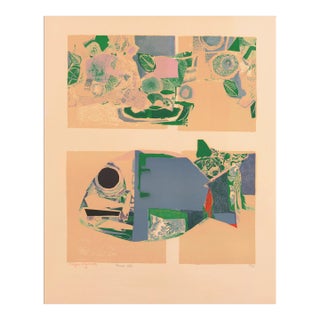 'Blue Fish' by Roger Bezombes, Musee National d'Art Moderne, Grand Prix De Rome, Salon d'Automne For Sale