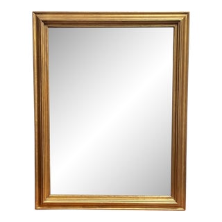 Vintage John Widdicomb Rectangular Gilt Wood Mirror For Sale