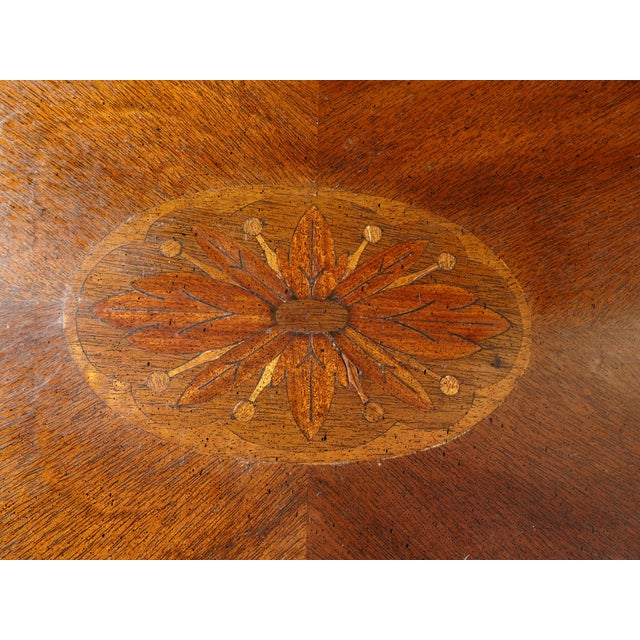 Coffee Vintage French Provincial Drexel Heritage Coffee Table W Center Decorative Onlay For Sale - Image 8 of 11