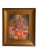 Contemporary Framed Abstract Oil on Canvas Painting With Orange Yellow Red and Purple Colors Signed Dursse For Sale - Image 12 of 13