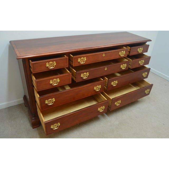 Brown Stickley Mahogany Dresser For Sale - Image 8 of 12