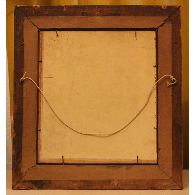 Unknown, Expressionist Figure with Guitar, 1900s-1910s, Oil on Panel, Framed For Sale - Image 8 of 10