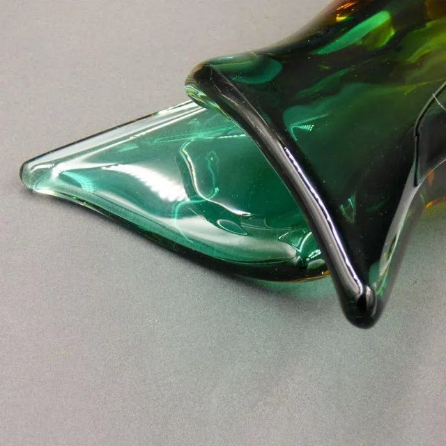 Sommerso Murano Glass Vase by Flavio Poli for Seguso, 1950s For Sale - Image 3 of 12