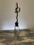 Handmade Crystal Cross Assemblage Sculpture on Embossed Clear Glass Flask For Sale - Image 4 of 7