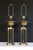 Bronze 1920s Empire Corinthian Versace styleTable Lamps - a Pair For Sale - Image 8 of 11