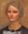 Portrait of Lady is an original oil on canvas artwork realized by Carlo Socrate (1889-1967) in 1930. A beautiful portrait...