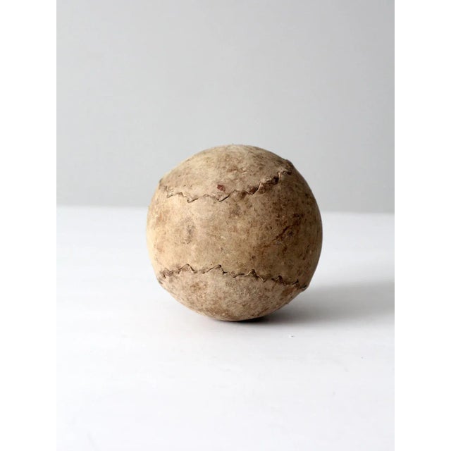 Antique Leather Softball For Sale - Image 11 of 12