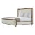 Art Deco Upholstered Bed - California King - Open Box For Sale