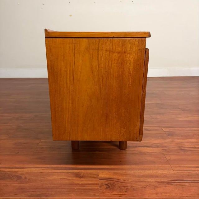 1960s Vintage 1960s Long Teak Sideboard Bar For Sale - Image 5 of 14