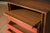 Vintage Milo Baughman Walnut Tambour Door Cabinet for Glenn of California For Sale In Monterey, CA - Image 6 of 16