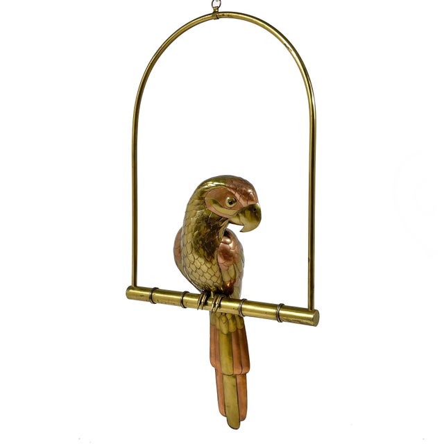 Bustamante's playful animals are imbued with character regardless of the materials they are made with. This parrot in...