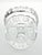 1990s Hofbauer “Byrdes” Large Cut Crystal Deep Handled Basket 10 1/2” For Sale - Image 9 of 11