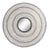 Round Wall Mirror in Zinc Finish For Sale