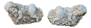 Italian Artist, Cherub Sculptures, Late 20th Century, Marble, Set of 2