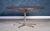 Round Rosewood Coffee Table on Steel Base, Denmark, 1960s For Sale - Image 10 of 10