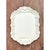 Vintage White Embossed Ceramic Platter For Sale - Image 10 of 12