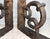 Metal Pair of Antique Ornate Thick Hand Wrought Iron Wall Brackets Corbels Sconces 2 For Sale - Image 7 of 9