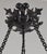 Raspberry Red French Art Deco Pendant Light by Le Verre Francais Schneider - 1925 Cameo Chandelier France For Sale - Image 8 of 12