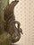 Ceramic Vintage Hua Rong Tang Zhi Bronze Mounted Sage Green Crackle Porcelain Urn Vase For Sale - Image 7 of 12