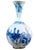 Frankfurt Faience Blue and White Chinoiserie Bottle Vase, Circa 1680–1690 This is a rare survivor from the early years of...