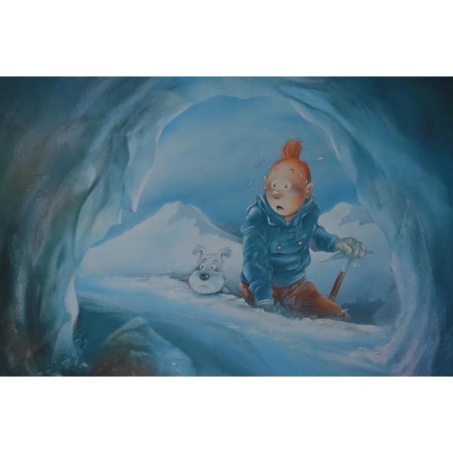 Watch, Hommage à Hergé, 1990, Offset Lithograph For Sale - Image 3 of 10