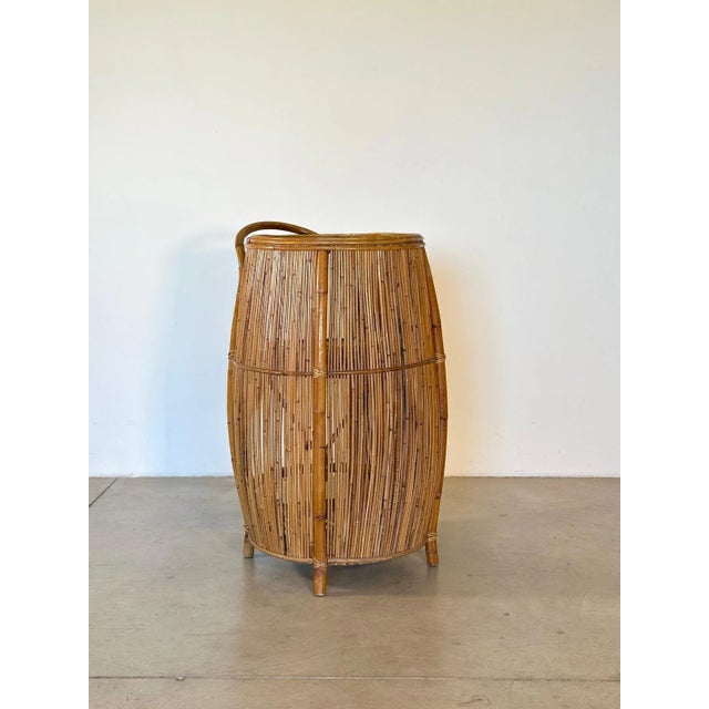 Bamboo Bar Cabinet, 1970s For Sale - Image 4 of 16