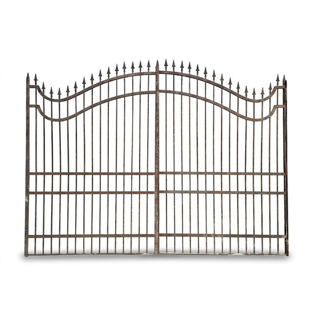 Antique 20th Century Wrought Iron Gate For Sale - Image 3 of 3