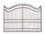 Antique 20th Century Wrought Iron Gate For Sale - Image 3 of 3