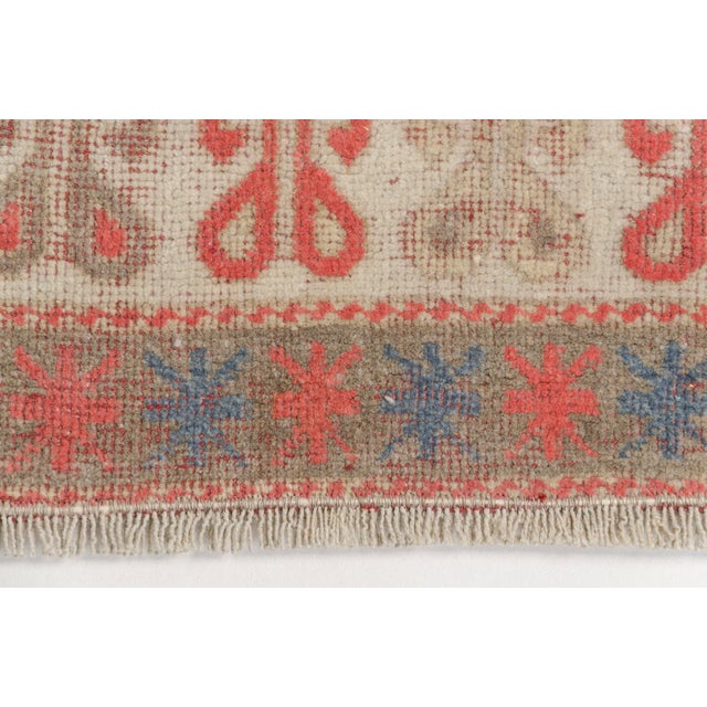 Turkish Vintage Turkish Area Rug, Hand-Knotted Wool, Traditional Anatolian Folk Motif For Sale - Image 3 of 10