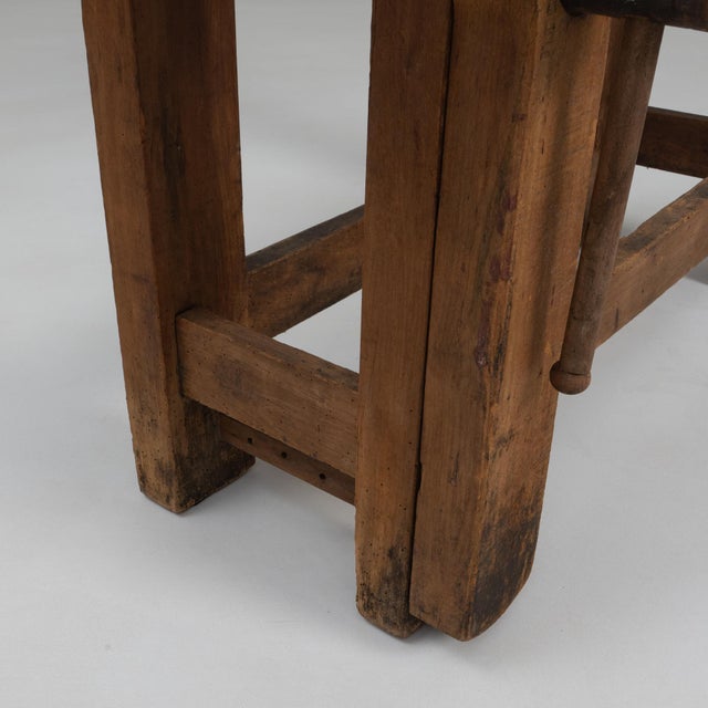 20th Century French Wooden Work Table For Sale - Image 9 of 18
