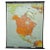 Vintage Countries of North America Mural Poster, 1970s For Sale - Image 6 of 6