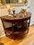Burnt Umber Vintage Jonathan Charles Demilune Console Table For Sale - Image 8 of 8