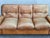 1970s Cognac Buffalo Leather 3-Seater Sofa from Arcon Italia,1970s For Sale - Image 5 of 18