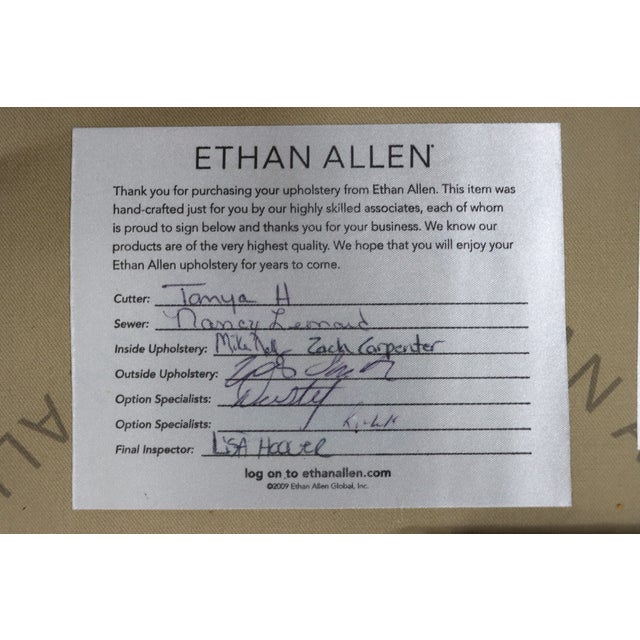 Ethan Allen Ethan Allen Contemporary Club Chair For Sale - Image 4 of 12