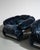 Metal Seating Group in Blue Velvet from Piazzesi, 1960s, Set of 3 For Sale - Image 7 of 10