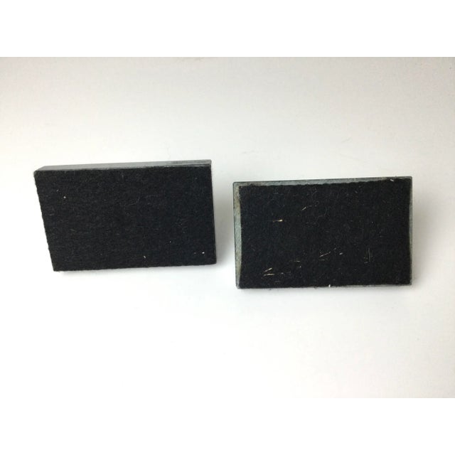 Early 20th Century Pair of Bronze Children Reading on Green Marble Bases For Sale - Image 10 of 11