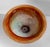 Orange Mid-Century Modern Scandinavian Art Glass Centerpiece Bowl Kjell Engman for Kosta Boda For Sale - Image 8 of 13